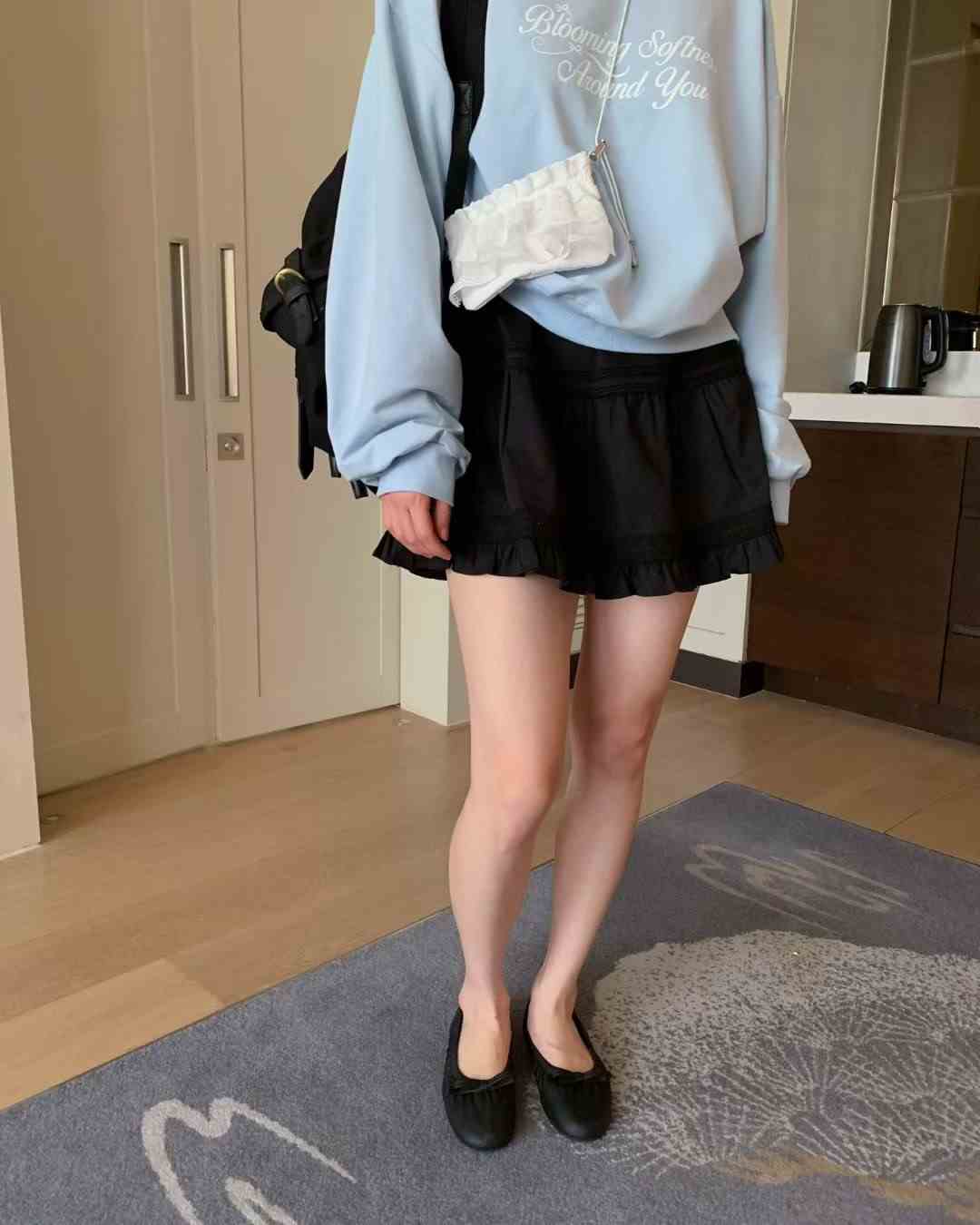 EZEDIARY東大門代購女裝新款時尚26春夏職業人氣休閑短裙EZEDIARY短裙