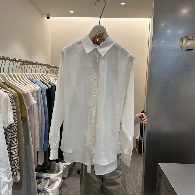 ALTER韓國東大門直郵女士新款推薦休閑26春夏職業襯衫蕾絲衫Alter襯衫/蕾絲衫