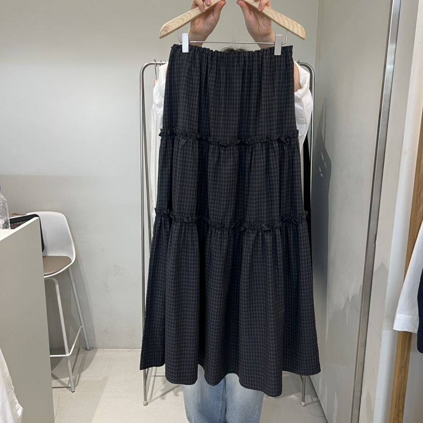 OUTRENE韓國直郵女士新品熱賣26春夏推薦職業人氣休閑長裙OUTRENE長裙