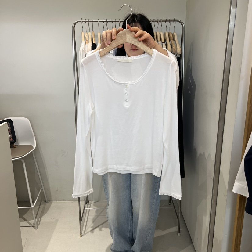 OUTRENE韓國東大門代購女士新款熱賣休閑職業推薦長袖T恤OUTRENE長袖T恤