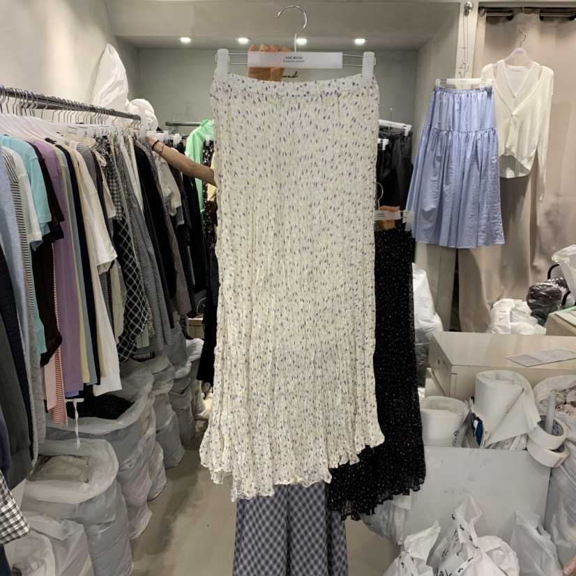 LOGROAD韓國東大門代購女裝新款推薦時尚職業休閑26春夏長裙LOG ROAD長裙