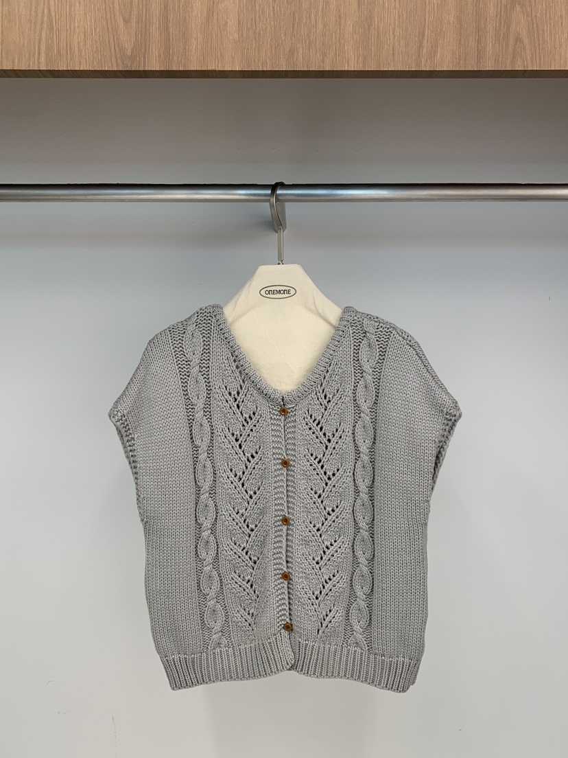 ONE MONE韓國直郵實拍女裝新款休閑人氣時尚職業推薦馬甲ONE MONE馬甲