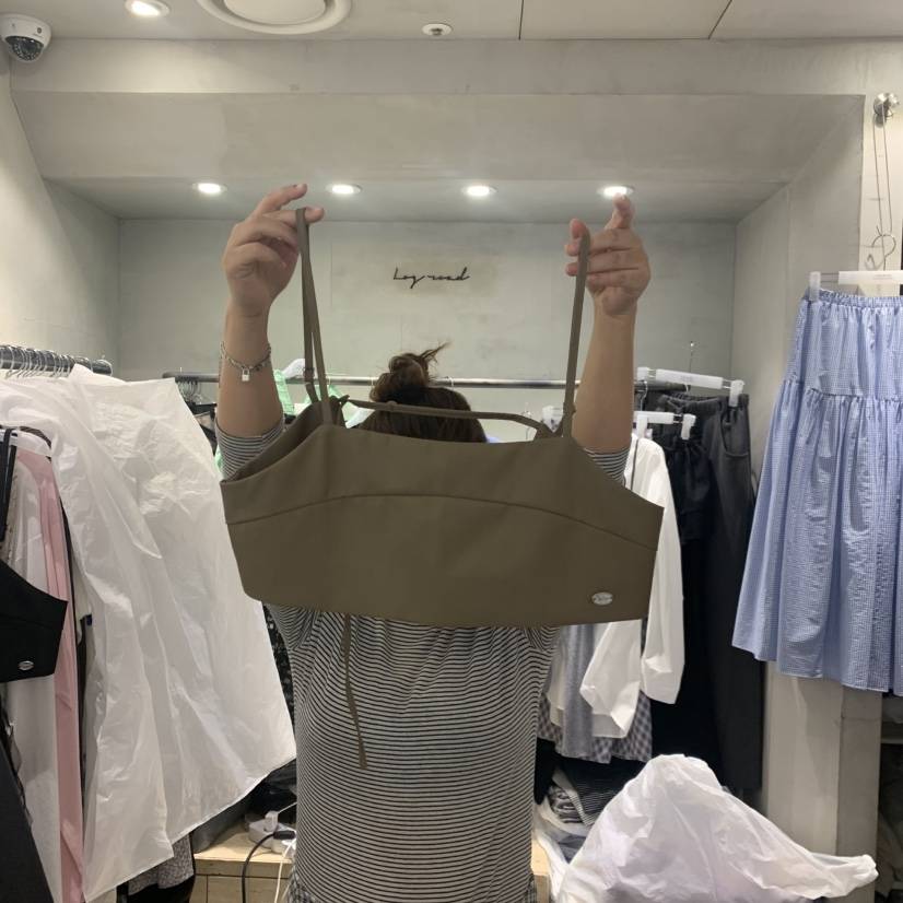 LOGROAD韓國代購女士新款人氣推薦時尚26春夏職業吊帶背心LOG ROAD吊帶/背心