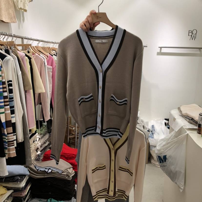 BY BOMI韓國東大門直郵女裝新款時尚職業熱賣休閑針織衫BY BOMI針織衫