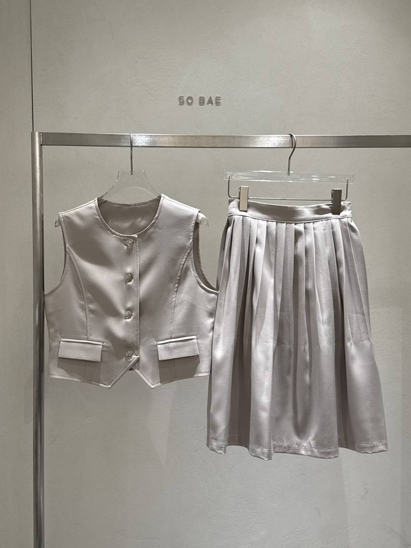 SO BAE韓國代購女士新品職業推薦26春夏人氣休閑套裝兩件套SO BAE套裝