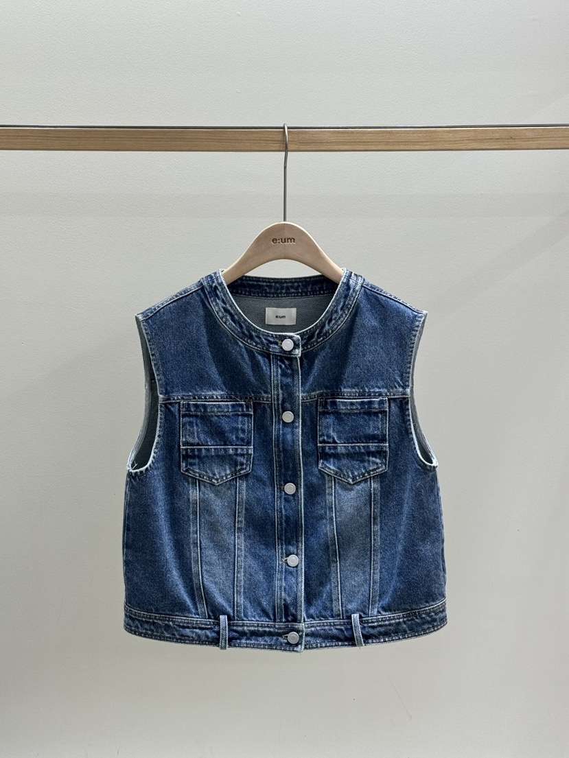 EUM韓國直郵女裝新款推薦時尚人氣26春夏熱賣休閑職業馬甲EUM馬甲