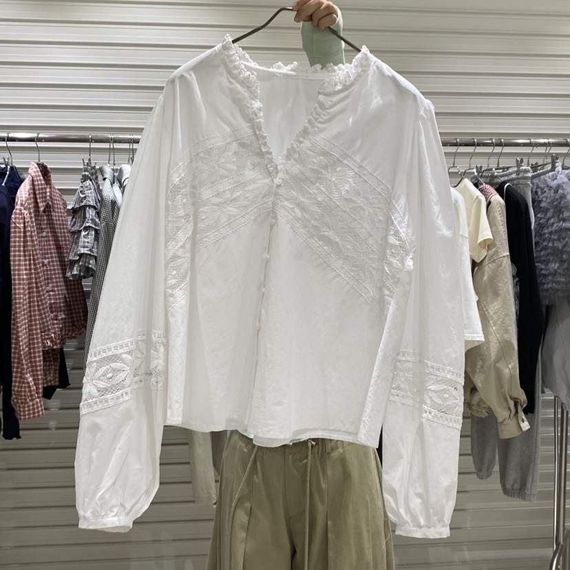BRICKLANE韓國直郵女士新款推薦休閑26春夏熱賣襯衫蕾絲衫BRICKLANE襯衫/蕾絲衫