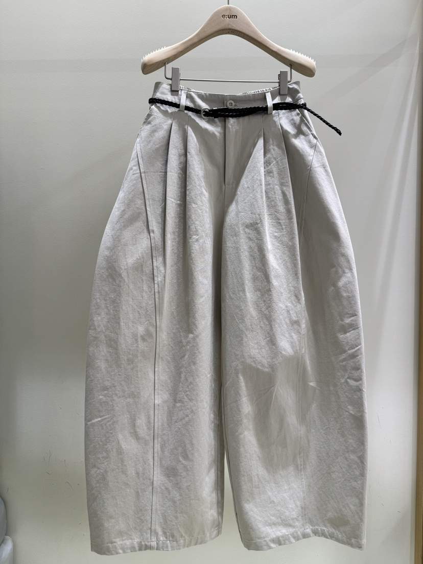 EUM韓國直郵女裝新款26春夏推薦時尚熱賣休閑休閑褲不含腰帶EUM休閑褲