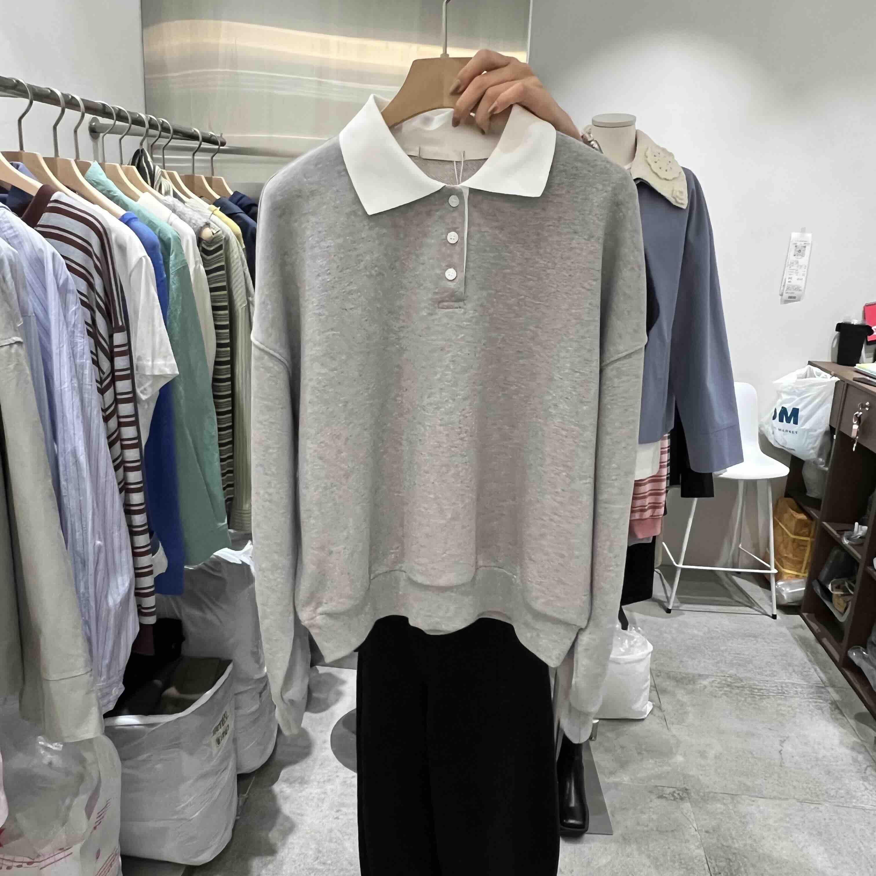 CHAE韓國東大門代購女裝新款職業26春夏人氣熱賣休閑衛衣CHAE衛衣