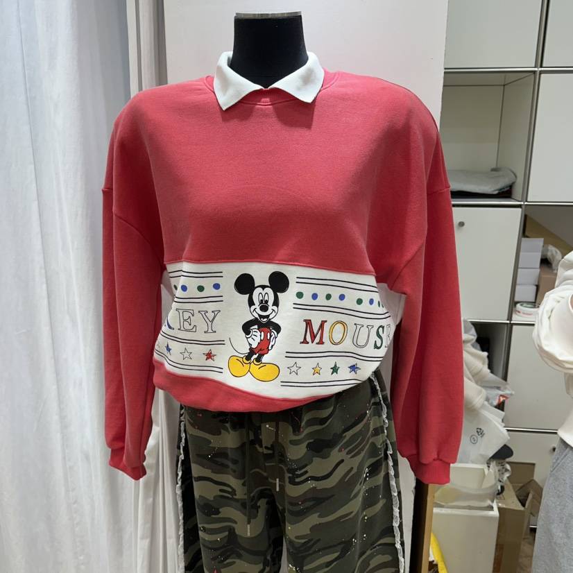 DE LINE韓國代購女裝新款時尚職業休閑26春夏人氣推薦衛衣DE LINE衛衣