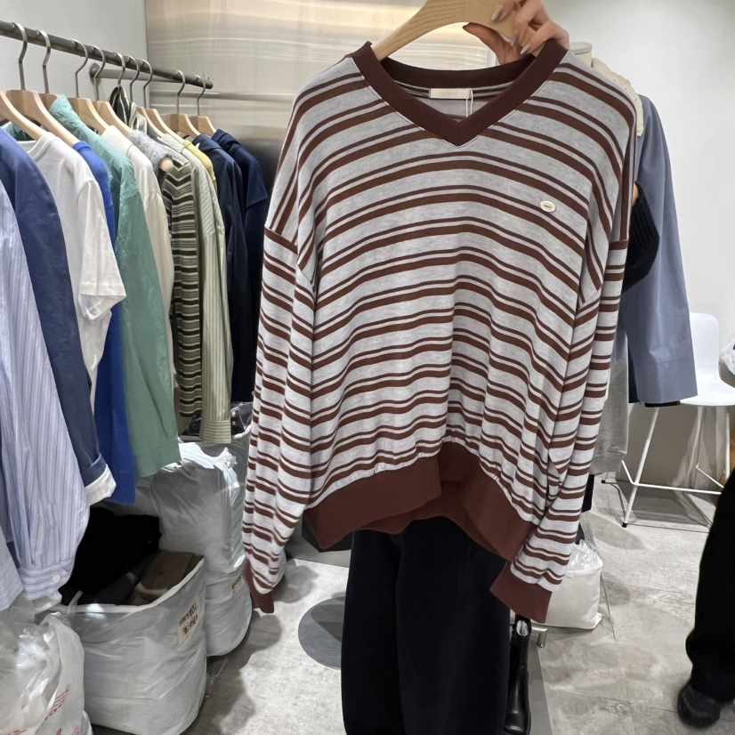 CHAE韓國直郵實拍女裝新品推薦26春夏休閑時尚衛衣單排扣CHAE衛衣