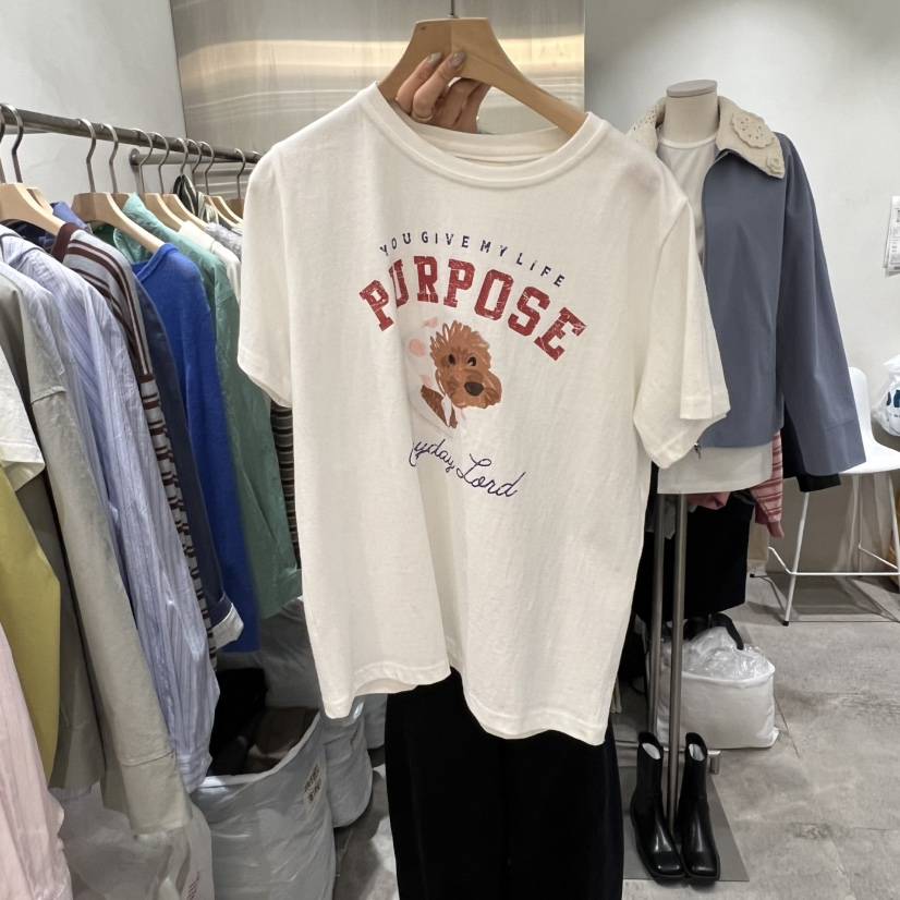 CHAE韓國東大門直郵女裝新品休閑時尚人氣26春夏職業熱賣T恤CHAET恤