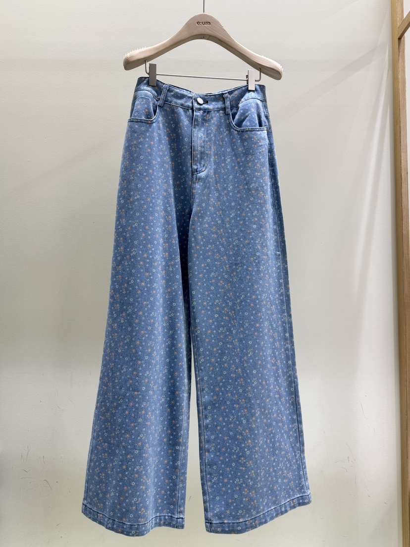 EUM韓國東大門代購女裝新款時尚人氣熱賣休閑26春夏牛仔褲EUM牛仔褲