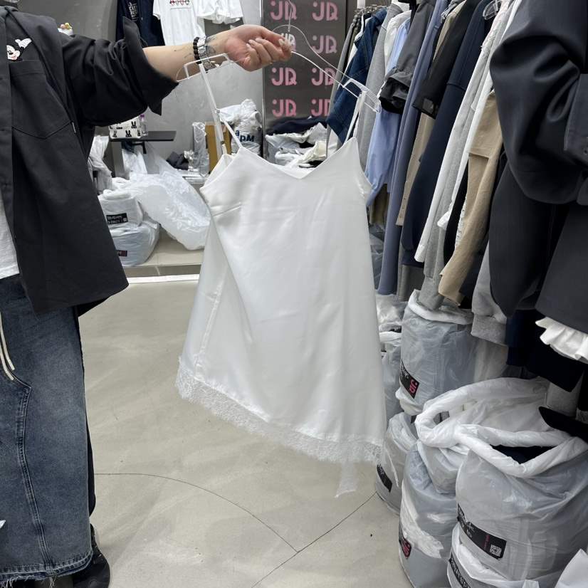 JUDYQUE東大門實拍女裝新款熱賣26春夏休閑時尚真品吊帶背心JUDYQUE吊帶/背心