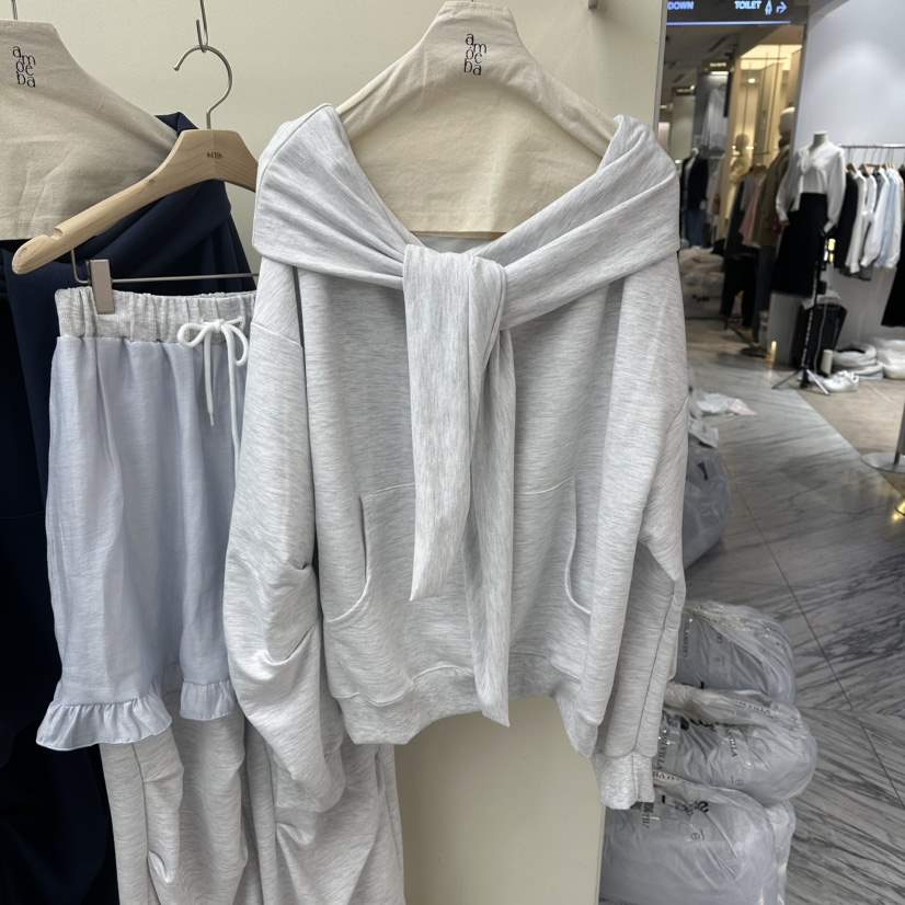 AMOEBA韓國代購女裝新品26春夏真品熱賣職業推薦時尚衛衣AMOEBA衛衣