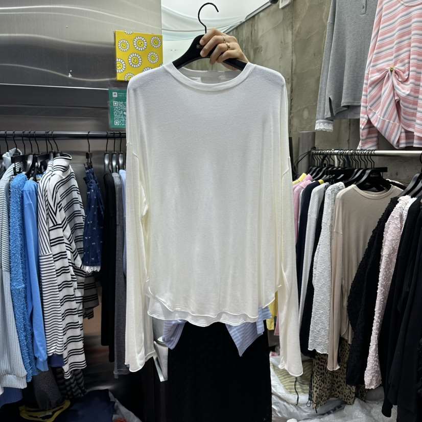 RUNWAY-런웨이韓國直郵女裝新款人氣休閑真品熱賣長袖T恤RUNWAY長袖T恤
