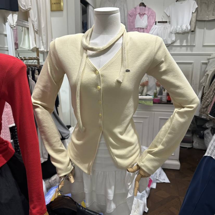 J.RITZY東大門直郵女裝新款26春夏真品人氣休閑針織衫開衫J.RITZY針織衫