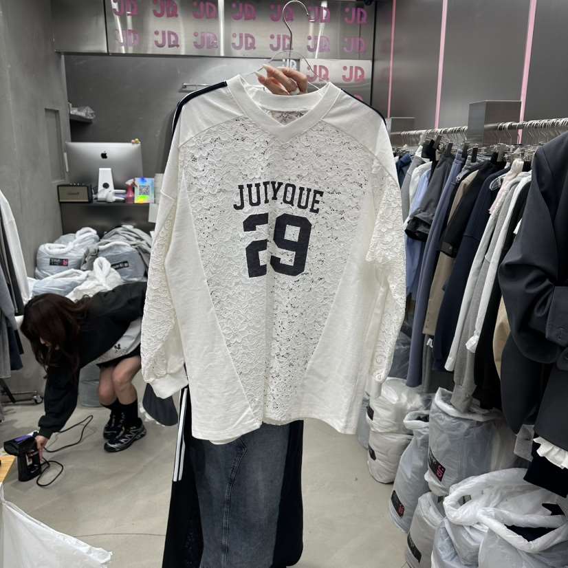 JUDYQUE東大門直郵女士新品職業熱賣休閑推薦26春夏長袖T恤JUDYQUE長袖T恤