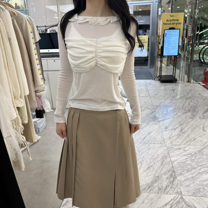 FOUNDATION東大門直郵女裝新品人氣休閑職業推薦真品長袖T恤FOUNDATION長袖T恤