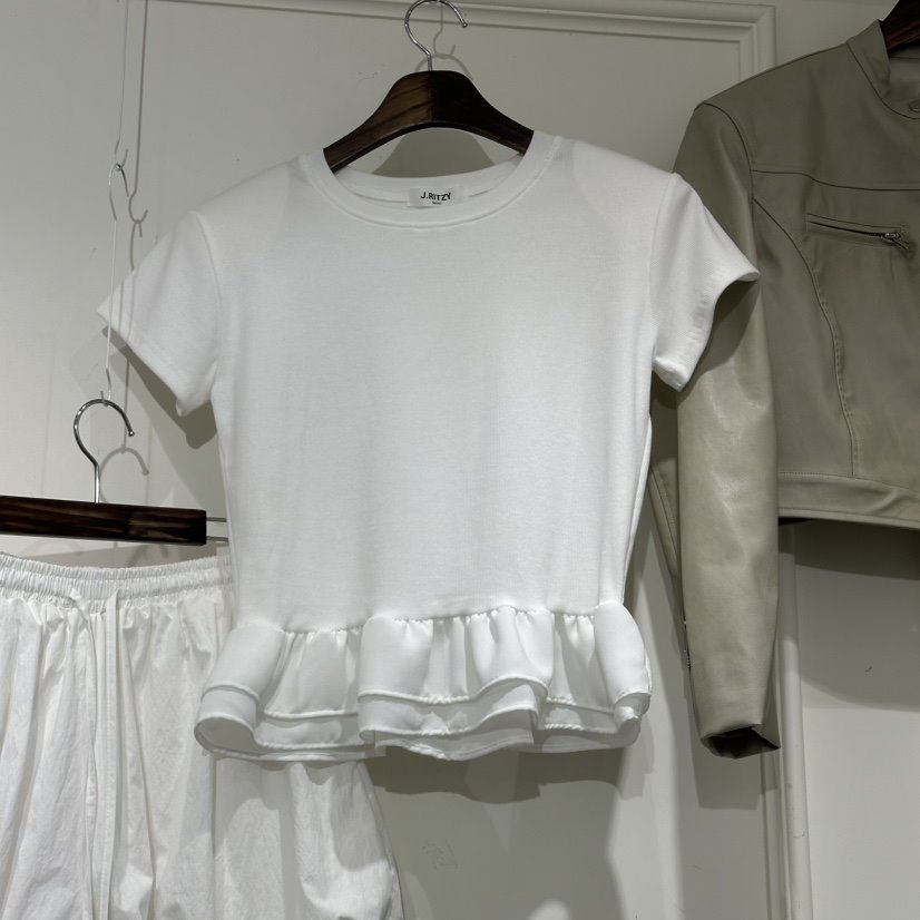 J.RITZY韓國直郵女裝新品26春夏推薦人氣時尚職業熱賣T恤J.RITZYT恤