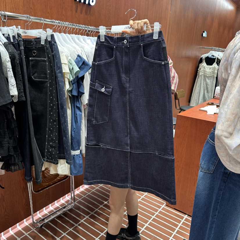 ILLO/MOCI韓國直郵女裝新款人氣26春夏時尚推薦真品長裙ILLO/MOCI長裙