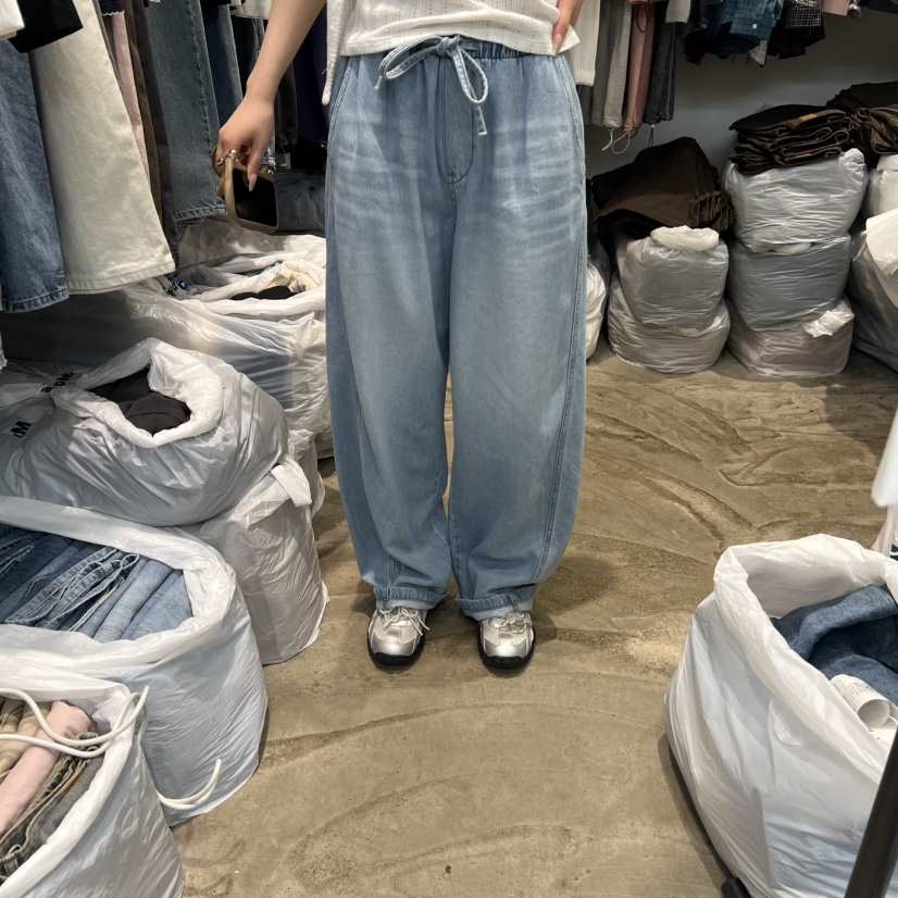 ALMOND PEPE韓國直郵女士新品推薦人氣26春夏熱賣牛仔褲ALMOND PEPE牛仔褲