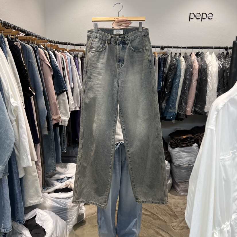 ALMOND PEPE韓國直郵女士新品26春夏真品時尚推薦牛仔褲ALMOND PEPE牛仔褲