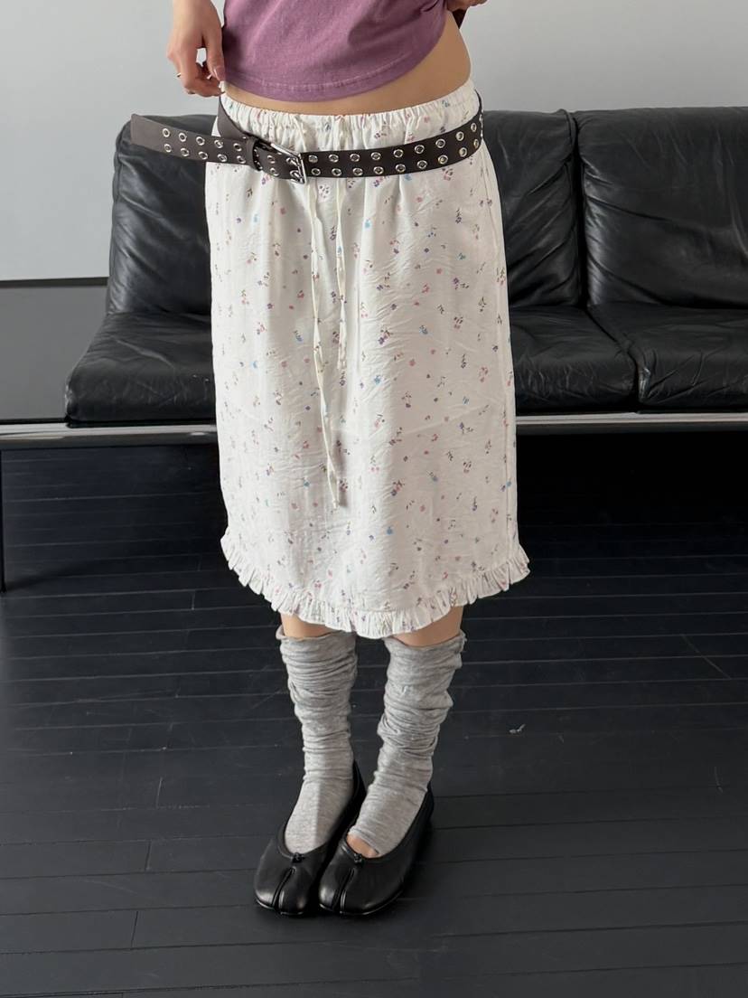 I MFACT東大門代購女士新品休閑人氣半身裙中短裙不含腰帶I MFACT半身裙/中短裙