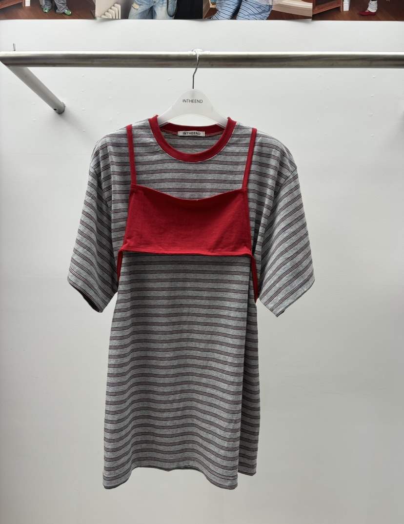 INTHEEND韓國直郵女士新品職業熱賣真品推薦休閑26春夏T恤INTHEENDT恤