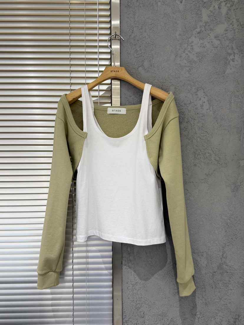 STAGE東大門代購女裝新款時尚休閑真品職業人氣熱賣長袖T恤STAGE長袖T恤