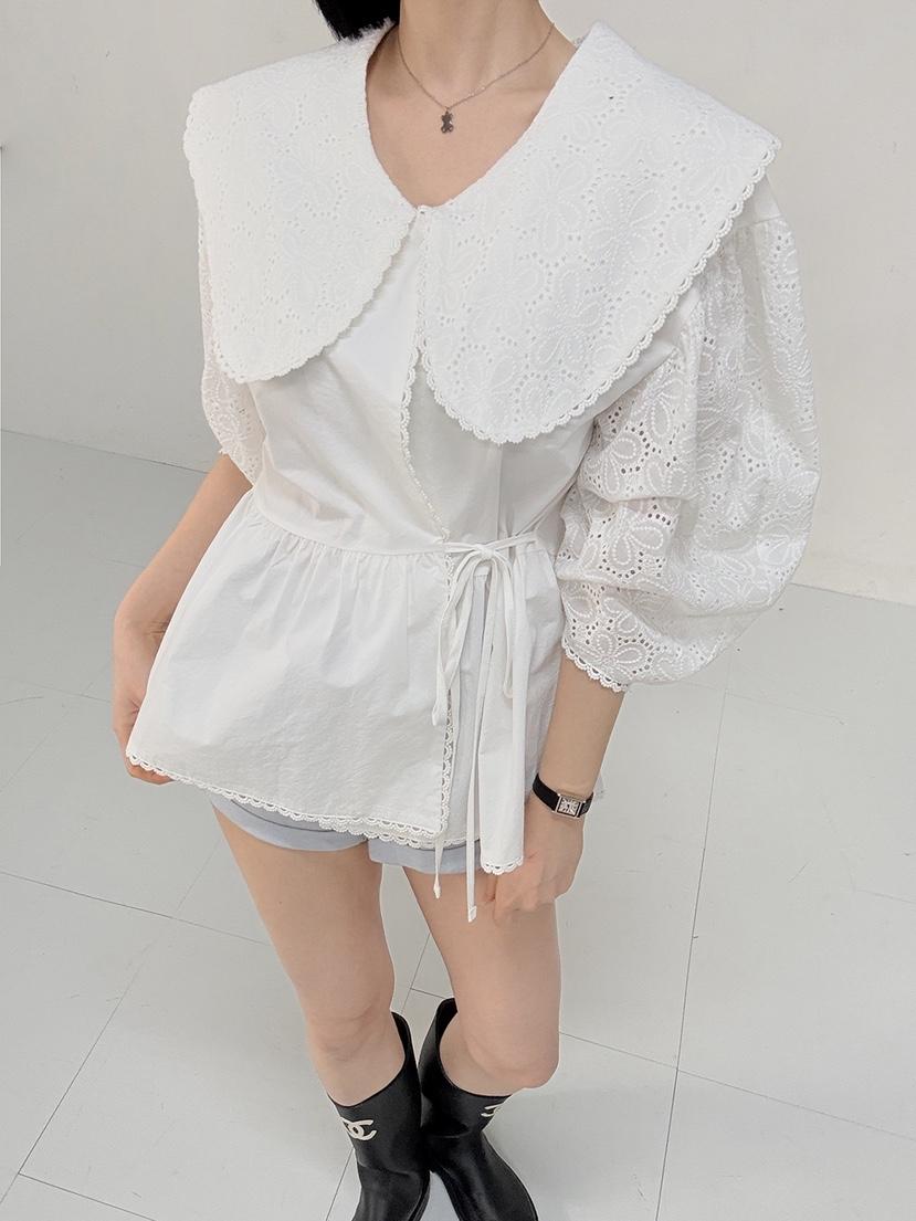 VENEFIT東大門代購女士新款職業真品推薦26春夏襯衫蕾絲衫VENEFIT/JENNIE襯衫/蕾絲衫