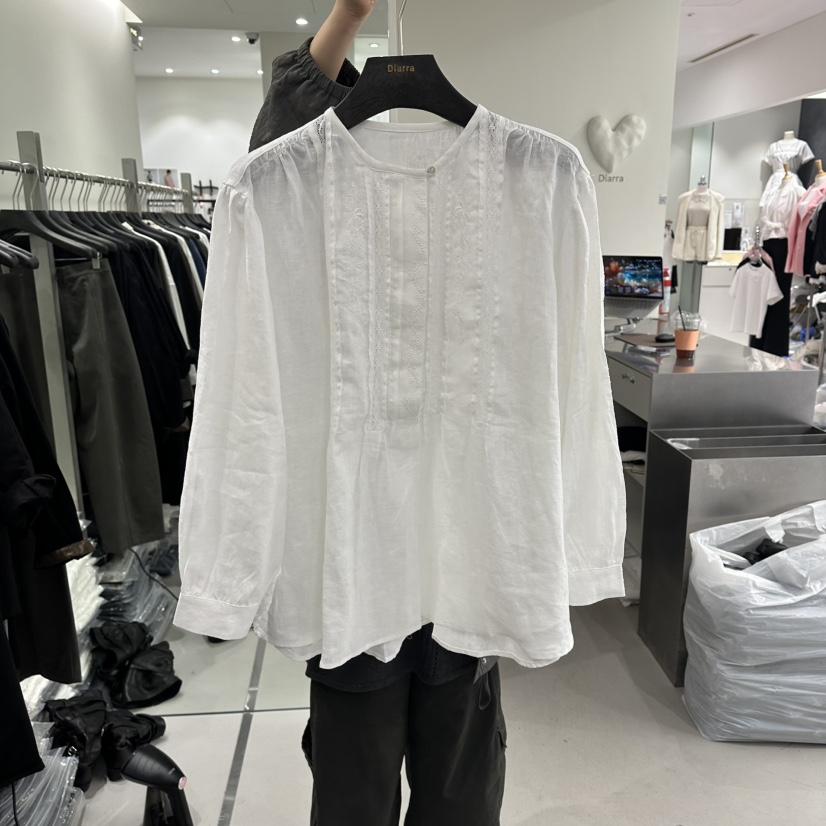 DIARRA韓國直郵女裝新款推薦人氣休閑熱賣時尚襯衫蕾絲衫DIARRA襯衫/蕾絲衫
