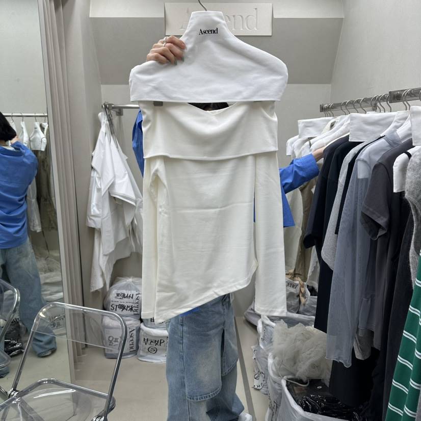 ASCEND東大門代購女裝新款熱賣人氣真品26春夏推薦長袖T恤ASCEND長袖T恤