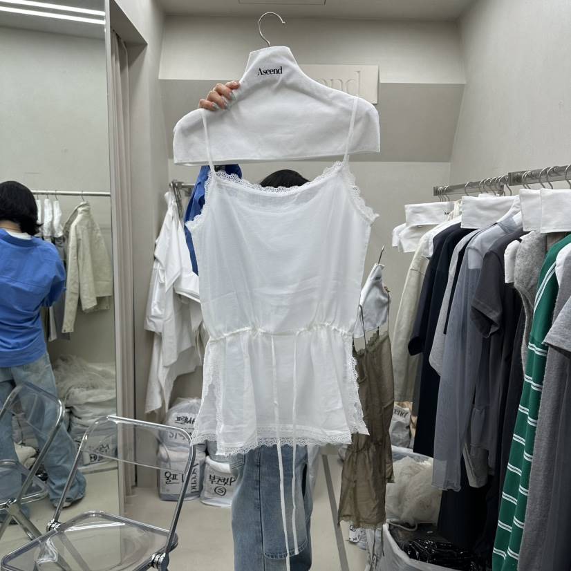 ASCEND韓國代購女士新品休閑熱賣人氣真品推薦26春夏吊帶背心ASCEND吊帶/背心