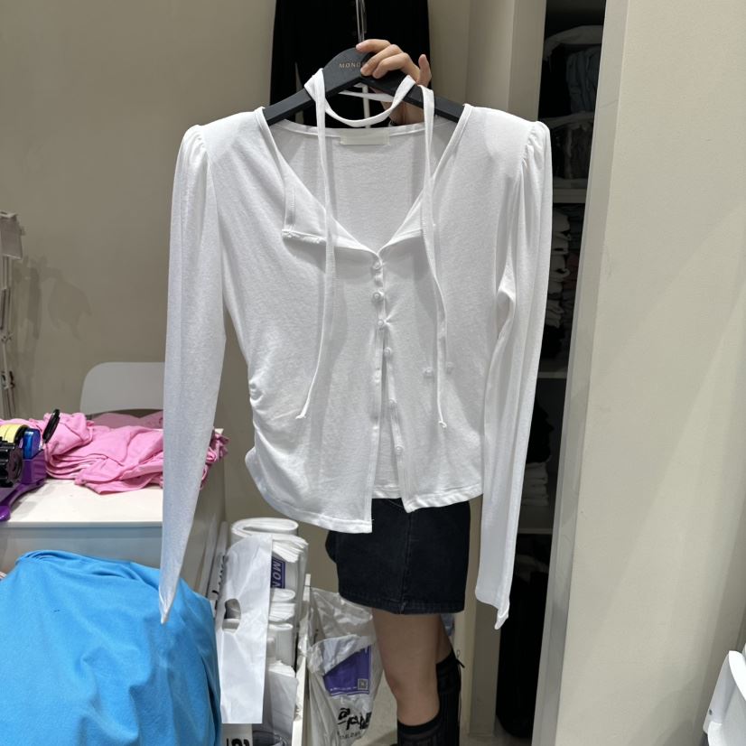 MONOPOLY東大門實拍女裝新品休閑人氣真品時尚26春夏長袖T恤MONO_POLY長袖T恤