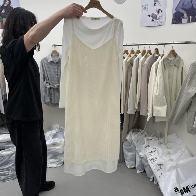 TWELVE東大門直郵女裝新品26春夏職業熱賣連衣裙不含內搭TWELVE連衣裙
