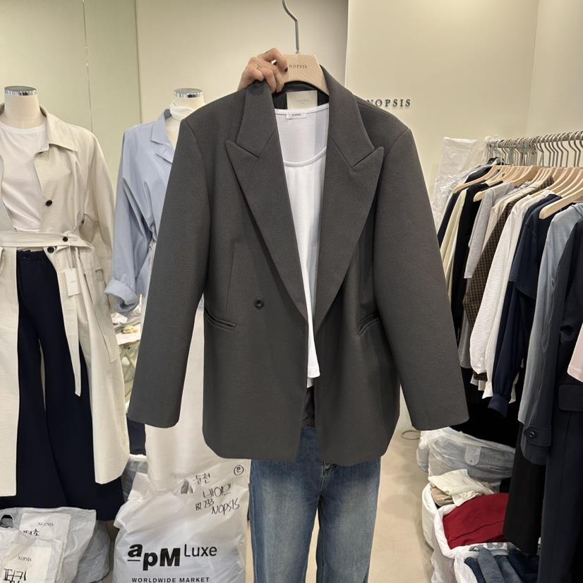 NOPSIS東大門代購女裝新品休閑時尚職業真品夾克不含內搭NOPSIS夾克