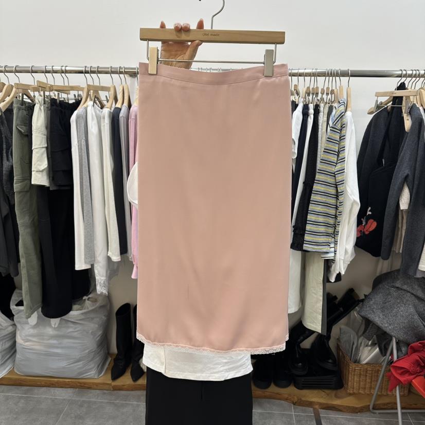 DELIGHT-L東大門實拍女裝新款職業休閑人氣26春夏長裙蕾絲DELIGHT-L長裙