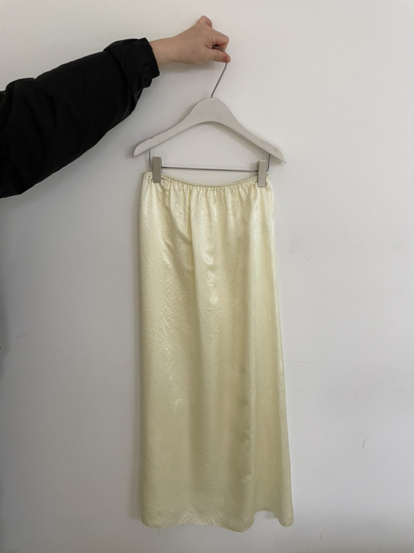 JEONG GAM STUDIOS韓國東大門直郵女士新款休閑長裙緞面JEONG GAM STUDIOS長裙