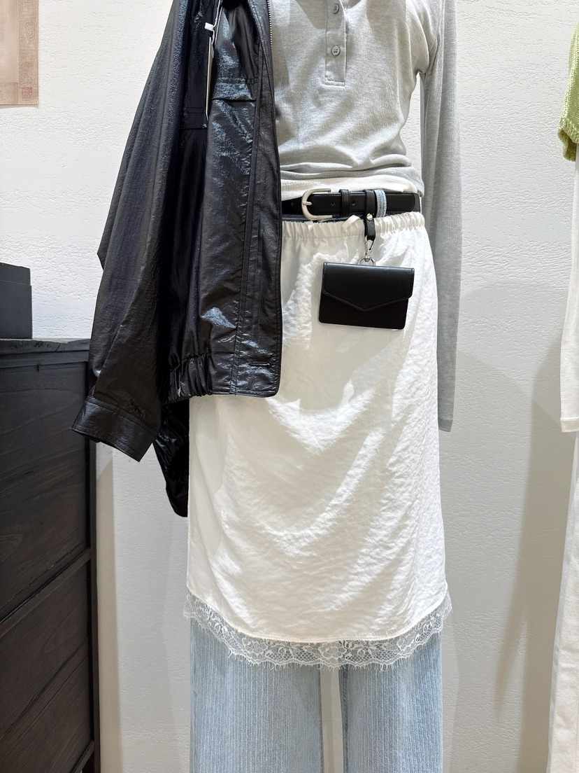 NDE韓國東大門直郵女裝新款熱賣26春夏半身裙中短裙不含腰帶BOHEME_NDE半身裙/中短裙