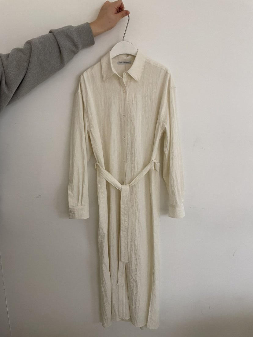 JEONG GAM STUDIOS韓國直郵實拍女士新品26春夏連衣裙含腰帶JEONG GAM STUDIOS連衣裙