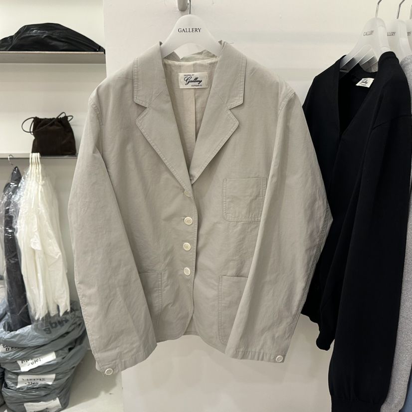 GALLERY-P韓國代購女裝新品熱賣職業推薦26春夏夾克亞麻GALLERY-P夾克