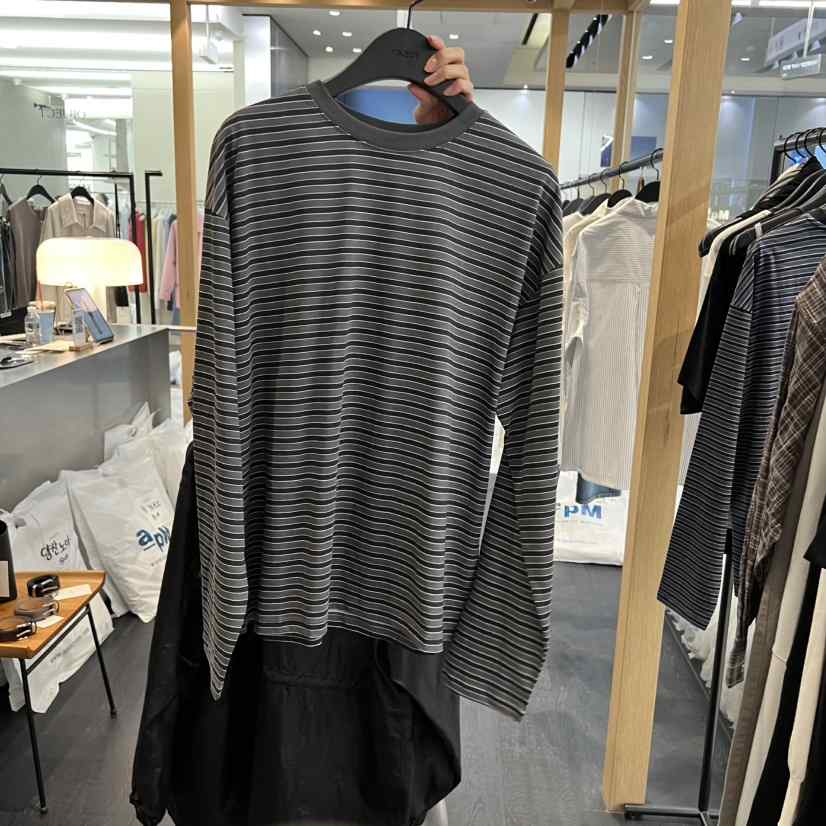 OBJECT韓國東大門直郵女裝新款時尚人氣26春夏職業長袖T恤OBJECT長袖T恤