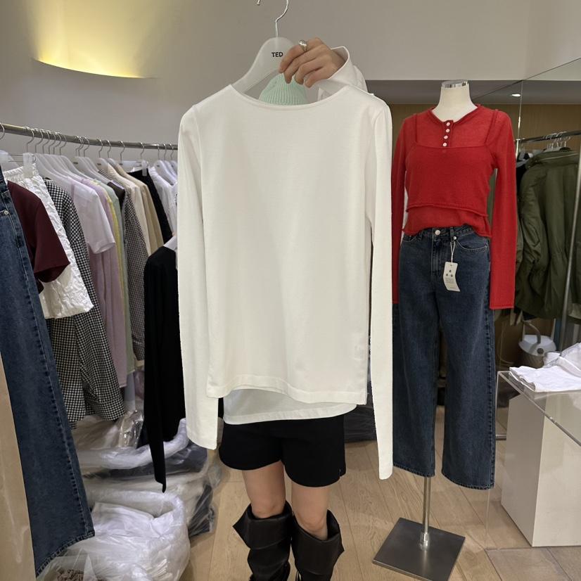 TED韓國代購女裝新款推薦時尚人氣職業熱賣休閑26春夏長袖T恤TED長袖T恤