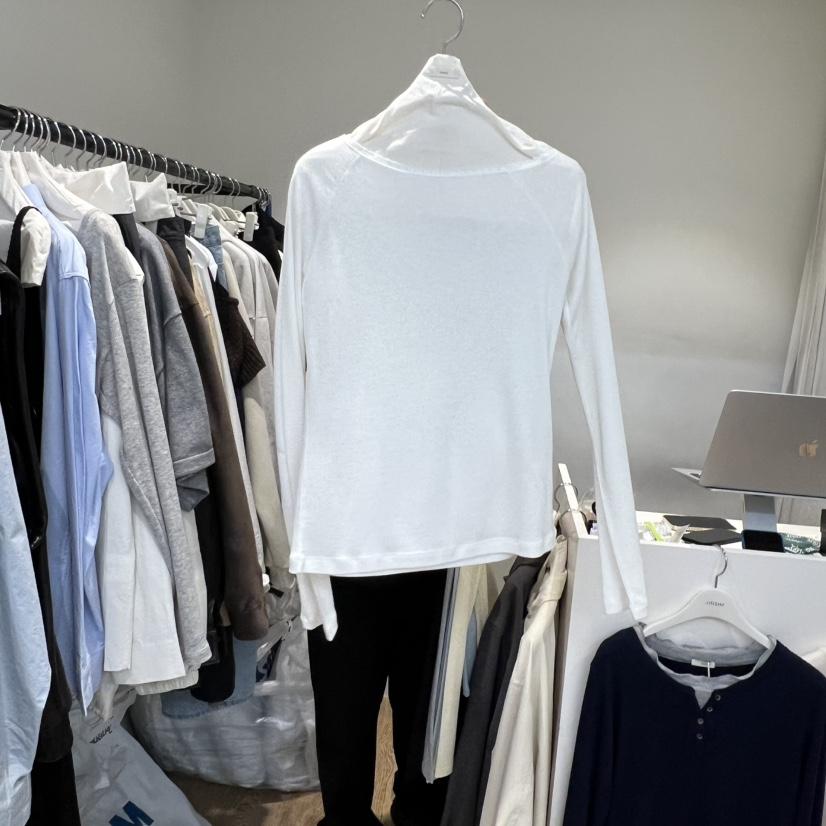 JINSIM韓國直郵實拍女裝新款熱賣職業推薦26春夏休閑長袖T恤JINSIM長袖T恤