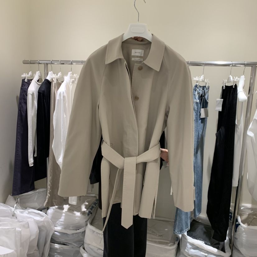 MASCULINE韓國代購女裝新品熱賣休閑推薦職業夾克含腰帶棉MASCULINE夾克