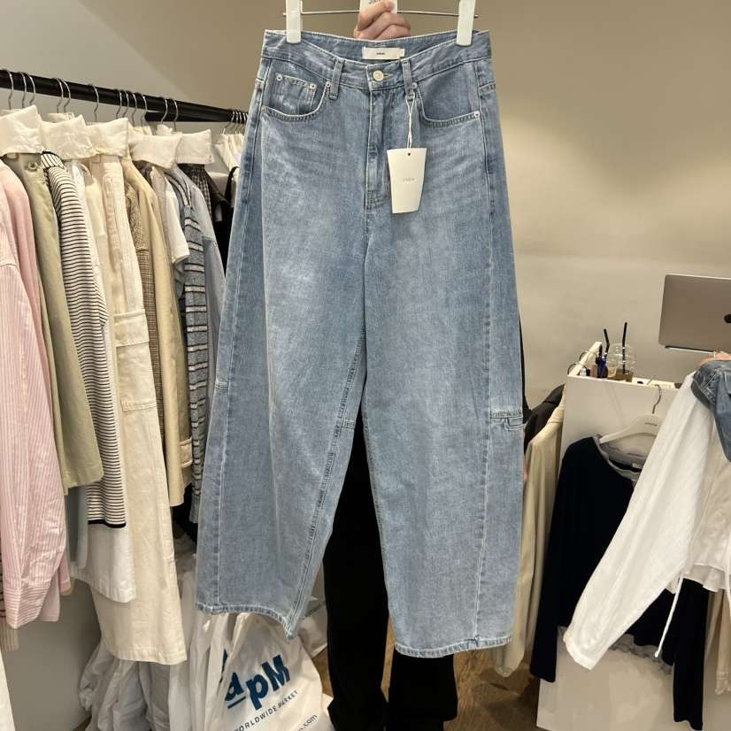 JINSIM韓國直郵女裝新款休閑人氣職業26春夏推薦熱賣牛仔褲JINSIM牛仔褲