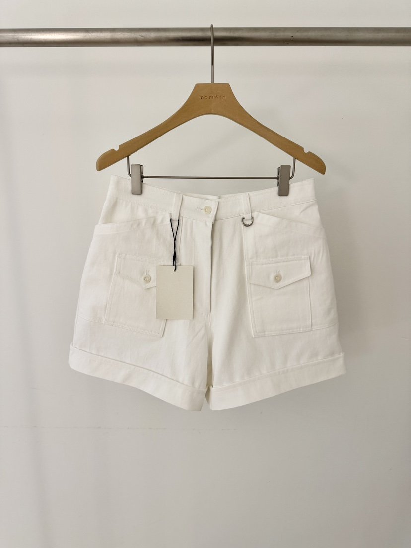 COMETE韓國東大門直郵女裝新款休閑時尚職業26春夏短褲工裝COMETE短褲