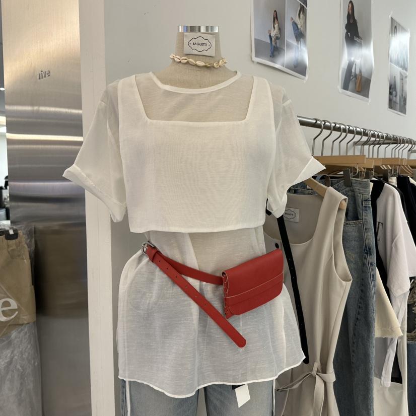 BAGUETTE-P韓國東大門代購女裝新款推薦襯衫蕾絲衫不含包BAGUETTE-P襯衫/蕾絲衫