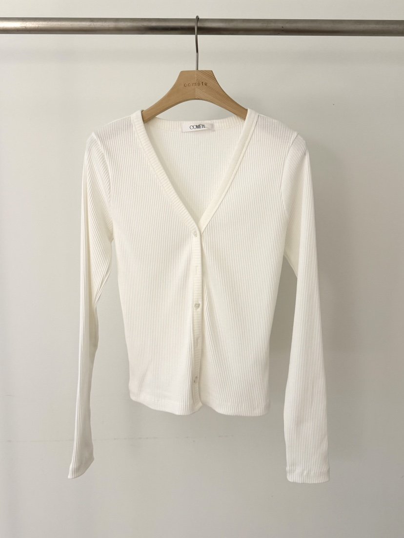 COMETE韓國東大門直郵女士新品熱賣職業時尚針織衫V領開衫COMETE針織衫